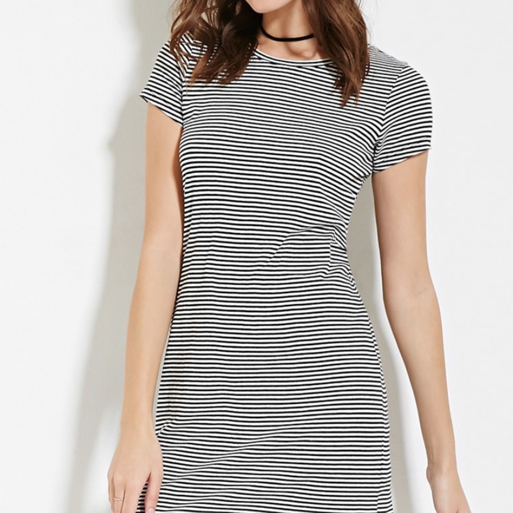 Striped tshirt dress